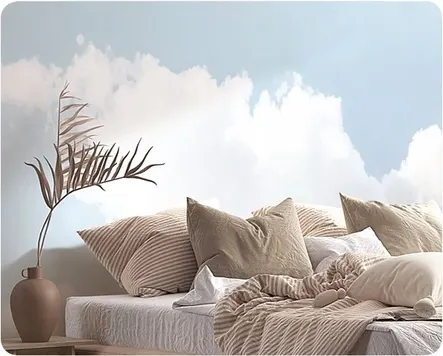 cloud kids mural
